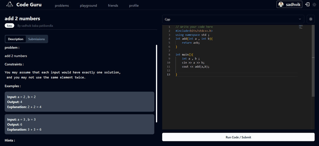 feature template